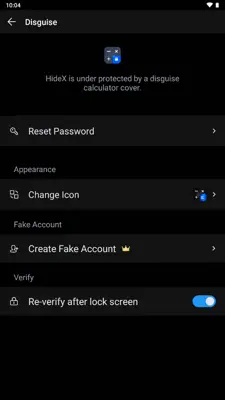 Calculator Lock - Video Lock & Photo Vault – HideX android App screenshot 4